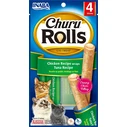 Inaba Churu Rolls Treats Stick with Tuna for Adult Cats 4 x 10 g (IN731 / EU731)