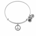 Γυναικείο βραχιόλι Alex and Ani A09EB139RS (25 cm) - Σύμβολο Ειρήνης