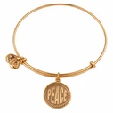 Alex and Ani Women's Gold-Plated Adjustable Bracelet 19–25 cm (A10EB229RG)