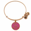 Women's Gold-Plated Bracelet Alex and Ani (A12EB20RG) — Adjustable 19-25 cm, Pink detail