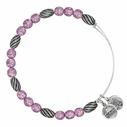 Alex and Ani Women's Bracelet 8.9700 (A12EB158RS) - Watercolor Pulser - Purple