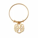 Alex and Ani Γυναικείο Δαχτυλίδι Χρυσό Μέγεθος 55 — Chap Ring «Path of Life»