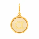 Alex and Ani Charm Μονόγραμμα Επιχρυσωμένο CS15C77