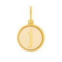 Alex and Ani Επιχρυσωμένο Μονόγραμμα Charm - Γράμμα J (CS15C86)