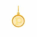 Alex and Ani Charm Μονόγραμμα Επιχρυσωμένο (Γράμμα P) - CS15C92