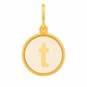 Alex and Ani Charm Μονόγραμμα Επιχρυσωμένο - Γράμμα T