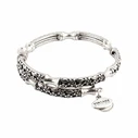 Women's Bracelet Alex and Ani V16W05RS – Metal, Grey, Adjustable 20 cm