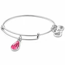 Alex and Ani Women's Bracelet A17EB49RS, 20 cm - October Bracelet Finish, Metal, Grey Dial