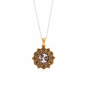 Alex and Ani Aries Two-Tone Gold Plated Necklace A17ENZD01RS