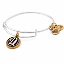 Alex and Ani Γυναικείο Βραχιόλι 20 cm Δίχρωμο 'D' (A18EBINT04TTR)