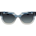 Dragon Sea Women's Sunglasses DRPURSERLL425 - Blue Lenses, Acetate Frame, Size 49/24/140 mm