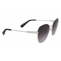 Longchamp Women's Sunglasses LO164S-728 - Silver Metal Frame, Grey Gradient Lens
