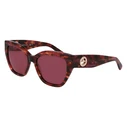 Longchamp Γυναικεία Γυαλιά Ηλίου Καφέ Ταρταρούγα Κοκκάλινο Σκελετό LO741S-606