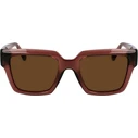 Salvatore Ferragamo Women's Sunglasses SF2014S-511 (54/19/140 mm, Brown frame, Purple lenses)