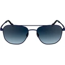 Zeiss Men's Sunglasses ZS24149S-403 Black Metal Frame Gradient Blue Lenses 56/18/145 mm