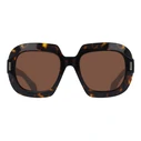 Salvatore Ferragamo Γυναικεία Γυαλιά Ηλίου SF2068SE-242 Καφέ Σκελετός / Καφέ Φακός