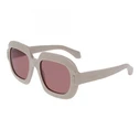 Salvatore Ferragamo Women's Sunglasses SF2068SE-259 White Frame Brown Lenses 54/20/145 mm