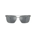 Arnette Barracas AN3091-741/6G Men's Sunglasses (61/15/140) - Metal Frame, Grey Lenses