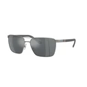 Arnette Barracas AN3091-741/6G Men's Sunglasses (61/15/140) - Metal Frame, Grey Lenses