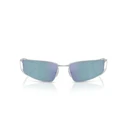 Arnette Junction Unisex Γυαλιά Ηλίου AN3093-736-Y7 Ασημί Μεταλλικός Σκελετός Γκρι Φακός 64/16/120 mm