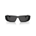 Ανδρικά Γυαλιά Ηλίου Arnette AN4357-121487 Μαύρος Κοκκάλινος Σκελετός Γκρι Φακός 53/17/145