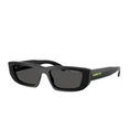 Ανδρικά Γυαλιά Ηλίου Arnette AN4357-121487 Μαύρος Κοκκάλινος Σκελετός Γκρι Φακός 53/17/145