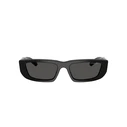 Ανδρικά Γυαλιά Ηλίου Arnette AN4357-121487 Μαύρος Κοκκάλινος Σκελετός Γκρι Φακός 53/17/145