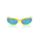 Arnette Unisex Γυαλιά Ηλίου AN4302-30201U Κίτρινο Κοκκάλινο Σκελετό με Μπλε Καθρέφτη Φακό