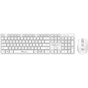 ALCATROZ Mouse ALCATROZ Silent Wireless 2.4G Keyboard and Mouse 1600DPI White