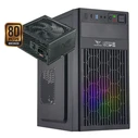 Alcatroz Azzura Millenia Eco Air Midi Tower Κουτί Η/Υ με RGB - Μαύρο