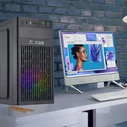Alcatroz Azzura Millenia Eco Air Midi Tower Κουτί Η/Υ με RGB - Μαύρο