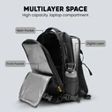 Laptop Backpack ARMAGGEDDON Travel Splashproof Nomad Carbon 15.6