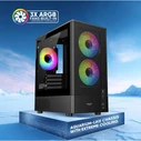 ARMAGGEDDON Κουτί Υπολογιστή Micro ATX Deepfreeze Duplex 2 Chroma Black