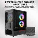 ARMAGGEDDON Κουτί Υπολογιστή Micro ATX Deepfreeze Duplex 2 ARGB C Black με 3 ARGB Ανεμιστήρες και Type C