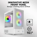 Armaggeddon Θήκη Υπολογιστή Micro ATX DeepFreeze Duplex 2 ARGB C White
