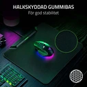 Razer Hyperflux V2 Σκληρό Ασύρματο Charging Puck Gaming Mousepad Αντιολισθητική Rubber Βάση