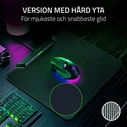 Razer Hyperflux V2 Σκληρό Ασύρματο Charging Puck Gaming Mousepad Αντιολισθητική Rubber Βάση
