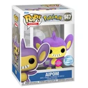 Funko Games Pokemon Aipom Flocked Special Edition Vinyl Figure