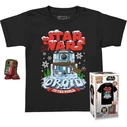 Funko Pocket Pop! & Tee (Child) Disney: Star Wars - Holiday R2-D2 (Metallic) Vinyl Figure & T-Shirt (S)