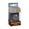 Funko Pocket Pop Marvel Zombies Zombie Captain America Bobble Head Vinyl Figure Keychain