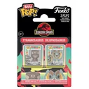 Funko Bitty Pop! 2-Pack: Jurassic Park - Tyrannosaurus Fossil & Dilophosaurus Vinyl Figures