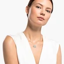 Swarovski Necklace Flower Design 5534887 - Grey crystals, Length 38 cm
