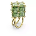 Swarovski Curiosa Cocktail Square Γυναικείο Δαχτυλίδι Επιχρυσωμένο με Ζιργκόν - Μέγεθος 55 (Ø17,2 mm)
