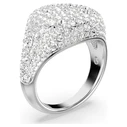 Swarovski Γυναικείο Δαχτυλίδι SUBLIMA με Πέτρες, Ρόδιο, Μέγεθος 52