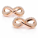 Swarovski Gold‑Plated Stainless Steel Earrings with Pink Stones — Model 5701562