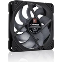 Noctua NF-A12x25 G2 PWM Sx2-PP chromax.black 120mm Ανεμιστήρας Θήκης (2 τεμ.), Χωρίς LED
