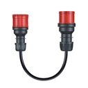 go-e Adapterset για Gemini flex 11 kW, 3-τεμ. σετ (μαύρο, 30 cm)