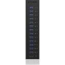 USB Hub Icy Box USB 3.0 13-Port active black