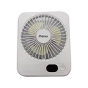 Ανεμιστήρας Mini Primo PRMF-80692 5'' 12.5cm Λευκός Επαναφορτιζόμενος