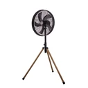 Ανεμιστήρας Ορθοστάτης Primo PRSF-80580 18'' 45εκ. Μεταλλικός Με Ξύλινο Τρίποδο Μαύρος